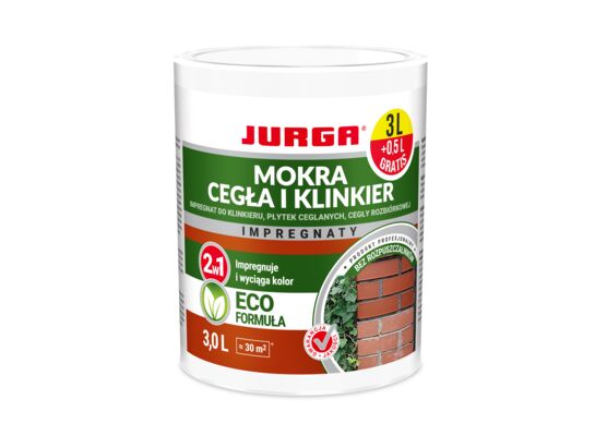 Impregnat mokra cegła i klinkier 3 l Jurga