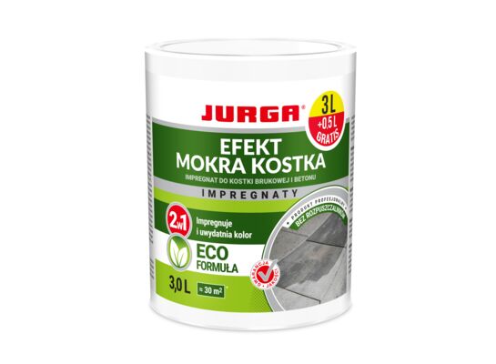 Impregnat efekt mokra kostka 3 l Jurga
