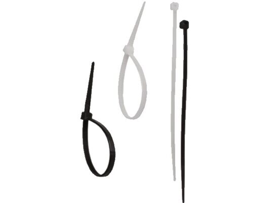 Nylonowe opaski zaciskowe czarne 7,6 x 370 mm 100 sztuk