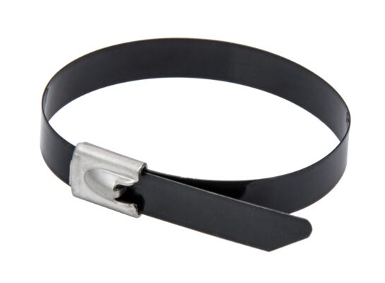 Stalowe opaski zaciskowe powlekane 4,6 x 290 mm 20 sztuk