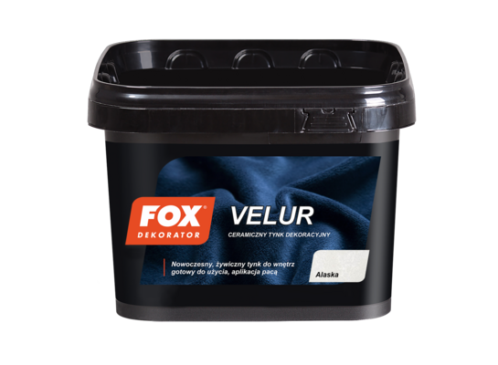 Tynk żywiczny Velur 001 alaska 5 kg FOX Dekorator