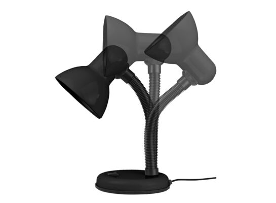 Lampka biurkowa, E27, czarny 230 V DTL