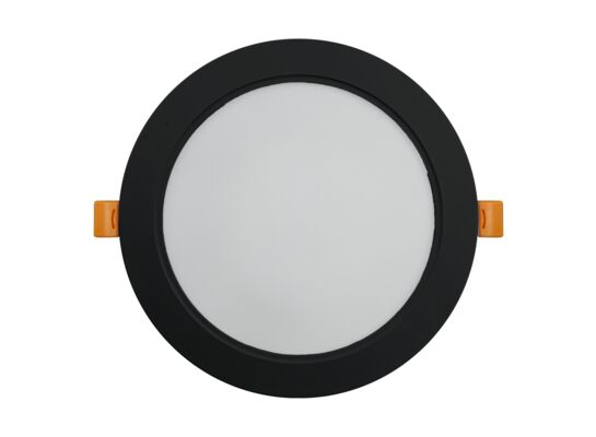 Plafon LED 2 w 1 18 W 1900 lm 3000 K - 4000 K - 6500 K IP54 okrągły czarny