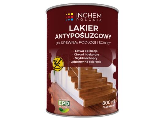 Lakier antypoślizgowy do drewna 1K MAT 800 ml