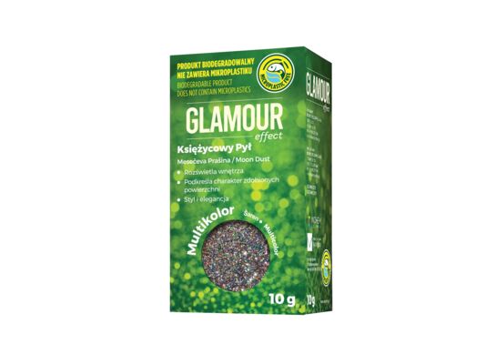 Brokat Glamour Effect Księżycowy Pył BIO multikolor 10 g