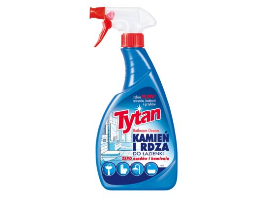 Płyn do czyszczenia i dezynfekcji łazienki Tytan kamień i rdza spray 500 g