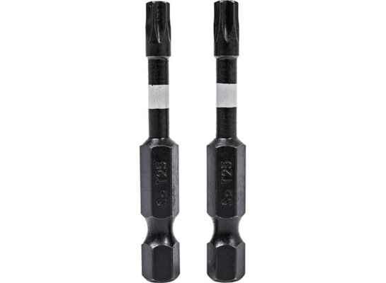 Końcówki wkrętakowe udarowe Torx T25 x 50 mm, 2 szt.
