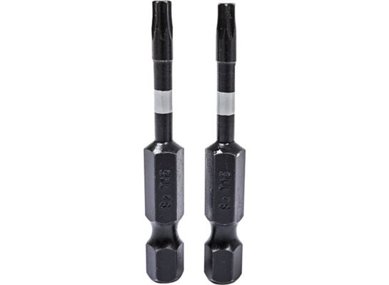 Końcówki wkrętakowe udarowe Torx T15 x 50 mm, 2 szt.