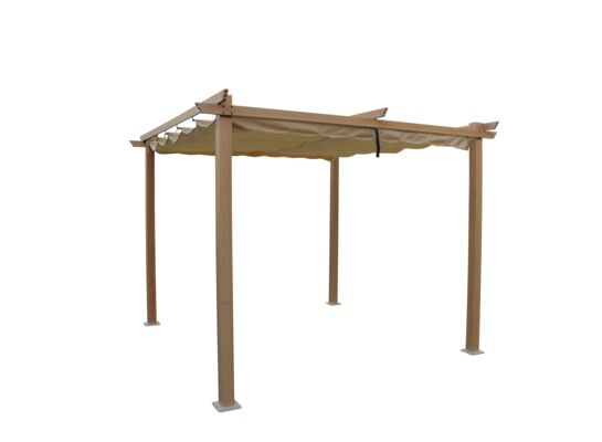 Pergola Zen 300 x 300 x 222 cm kremowy