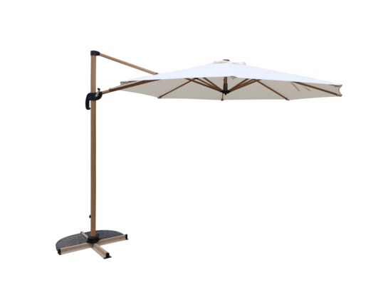 Parasol ogrodowy Zen 300 cm biały