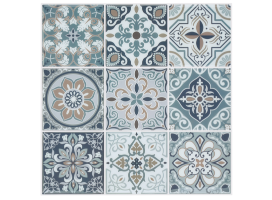 Płytka samoprzylepna marmur biało-złoty 3D-1211 30,5 x 30,5 cm 4 szt.