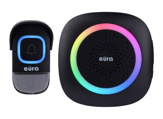 Dzwonek bezprzewodowy czarny WDP-46A3 EURA