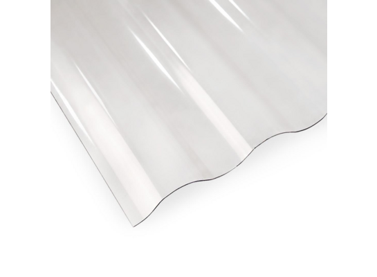 Płyta PC fala 76/18, 900 x 2000/0,5mm - bezbarwna