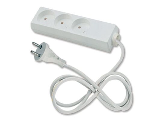 Przedłużacz listwowy 1,5 m 3 gniazdowy bez uziemienia EPS-31,5