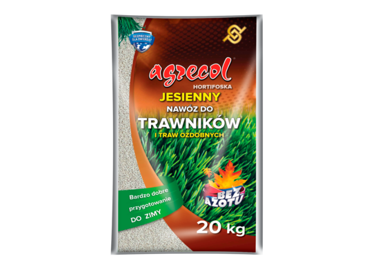 Nawóz Hortifoska jesienna do trawników 25 kg Agrecol