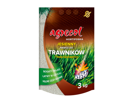 Nawóz Hortifoska jesienna do trawników 3 kg Agrecol