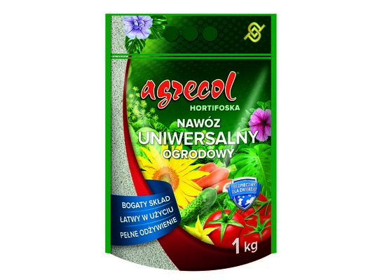 Nawóz Hortifoska ogrodowa uniwersalna 1 kg Agrecol
