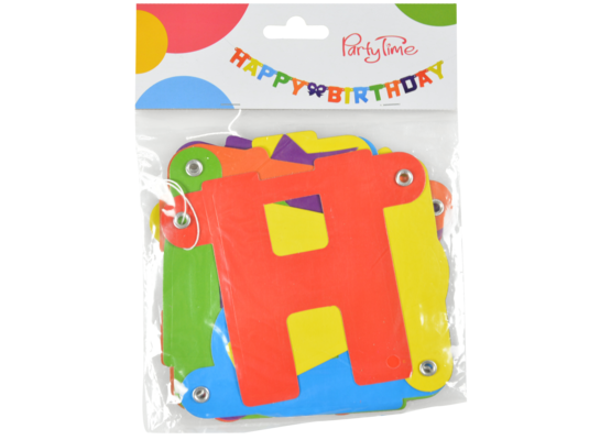 Girlanda kolorowa Happy Birthday