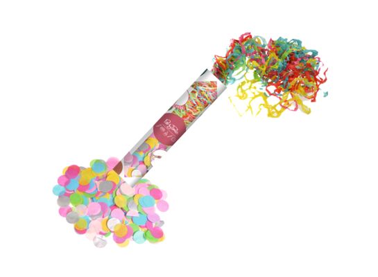 Zestaw Party Duo serpentyny i konfetti w tubie 25 cm