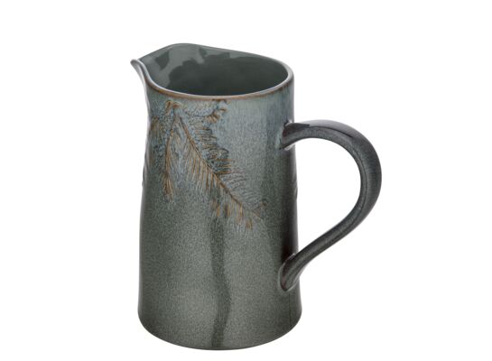 Dzbanek ceramiczny 1040 ml zielono-brązowy