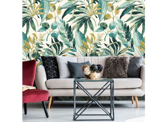 Tapeta winylowa na flizelinie w liście