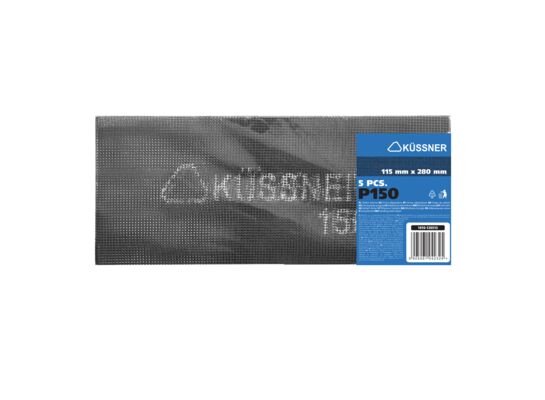 Siatka ścierna Hard 280 x 115 mm węglik krzemu P150 5 sztuk Küssner