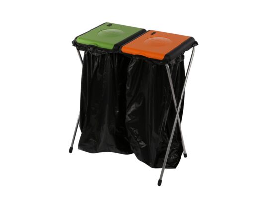 Stojak - kosz na śmieci 2-częściowy Nature