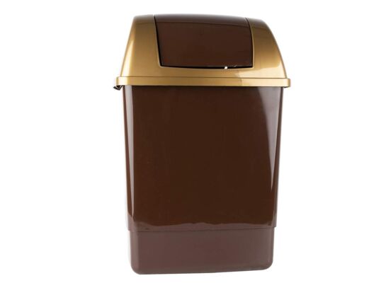 Kosz do smieci KLIP 26 l brązowo-złoty