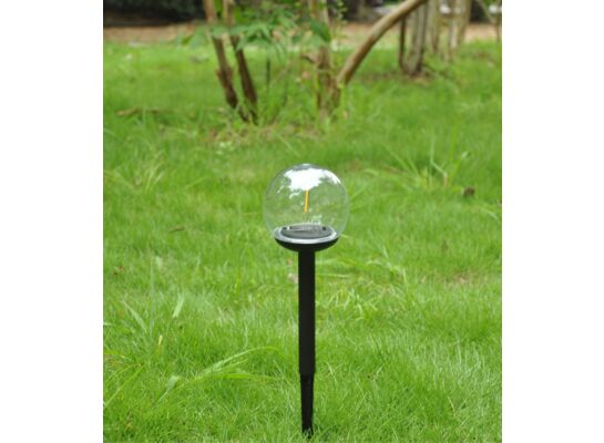 Lampa solarna wbijana 10 x 34,5 cm czarny