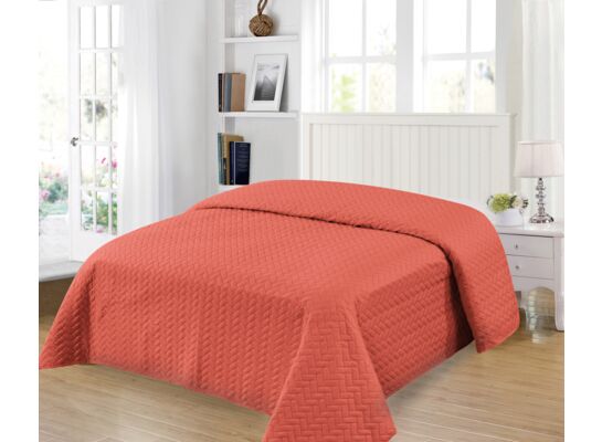 Narzuta Twist 240 x 260 cm pomarańczowy