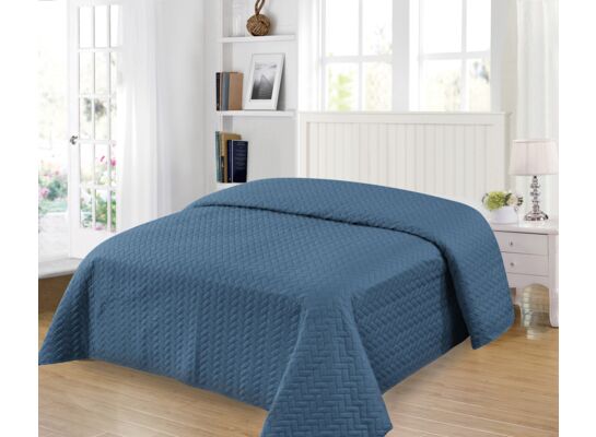 Narzuta Twist 200 x 220 cm granatowy