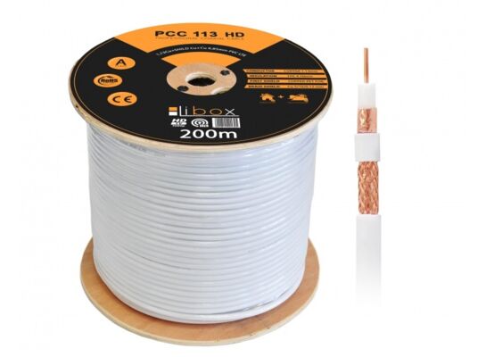 Kabel koncentryczny PCC113 200 m rolka libox