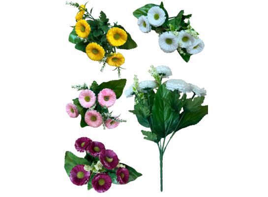 Bukiet margaretek 27 cm mix