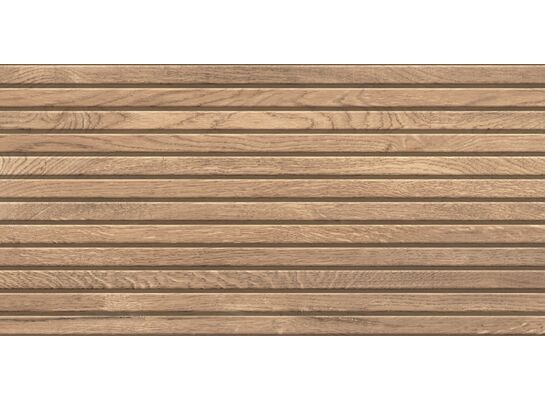 Płytka ścienna BOSELI WOOD BROWN STRUCTURE MATT RECT 29,8 x 59,8 cm G1 Cersanit