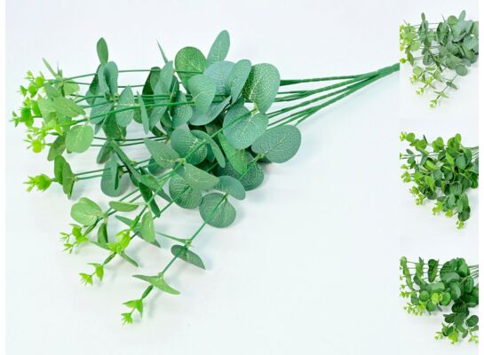 Bukiet eukaliptusa 4 gałązki 49 cm mix