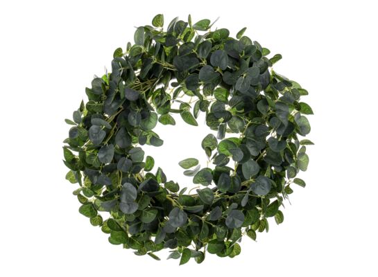 Wianek ozdobny z liści 45 cm