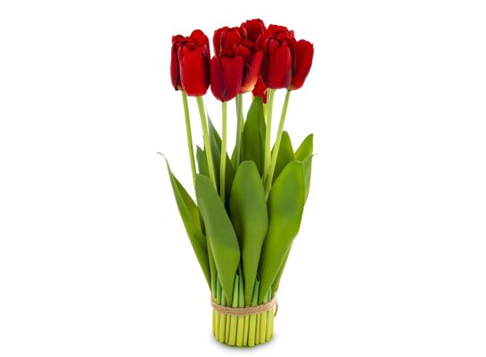 Bukiet tulipanów 38 cm ciemny czerwony