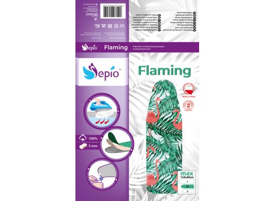 Pokrowiec na deskę do prasowania Flaming M 124 x 40 cm