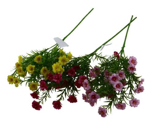 Bukiet bławatków 62 cm mix