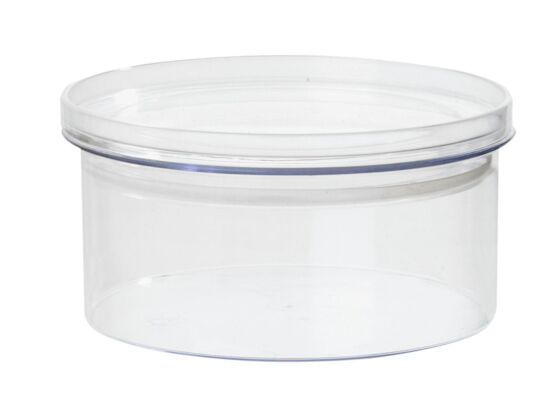 Pojemnik na artykuły sypkie plastikowy PT-5316 STOCKHOLM 0,8 l transparentny