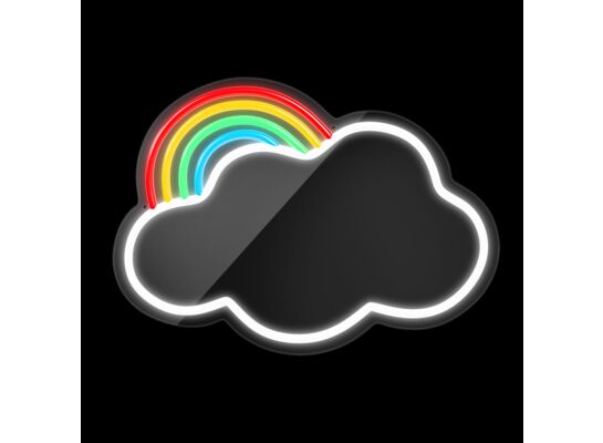 Neon mirror LED chmurka wielokolorowy FMNE05 forever light