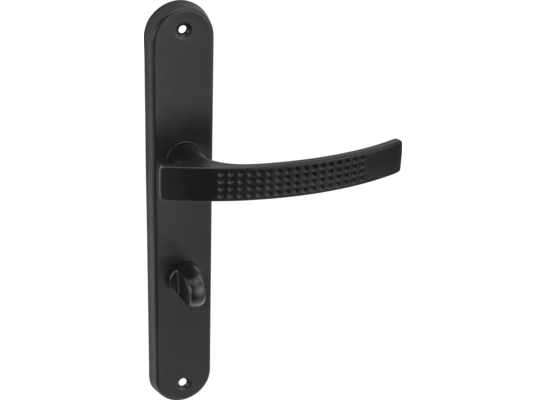 Klamka AMB ARGO 72 WC czarna