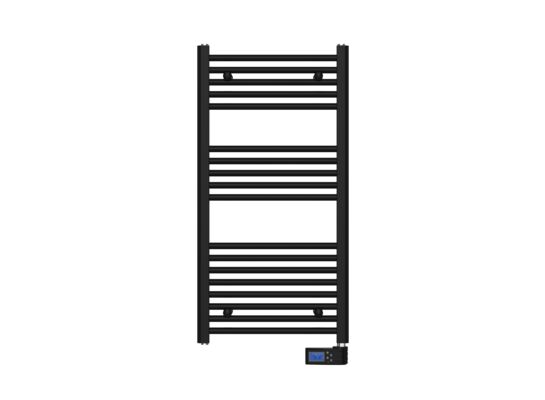 Grzejnik łazienkowy elektryczny 500 W czarny
