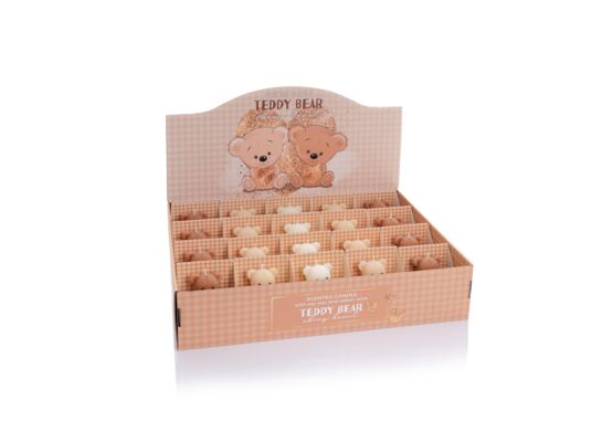 Świeca zapachowa w szkle Teddy Bear 12 sztuk