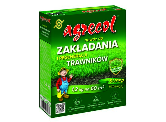 Nawóz do zakładania i regeneracji Trawników 1,2 kg Agrecol