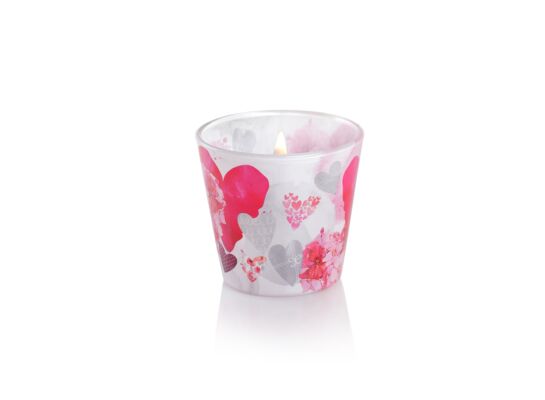 Świeca zapachowa w szkle Flowers Hearts