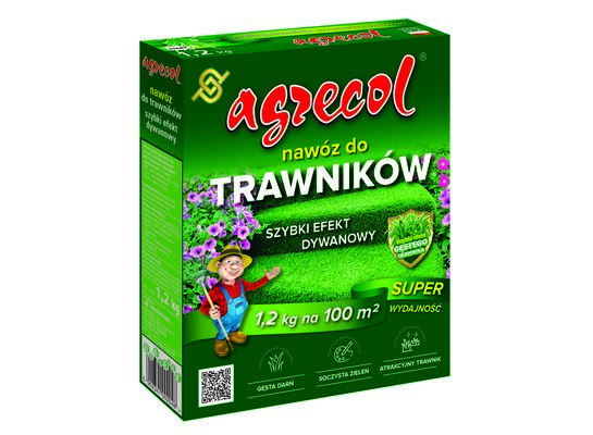 Nawóz szybki efekt do trawników 1,2 kg Agrecol