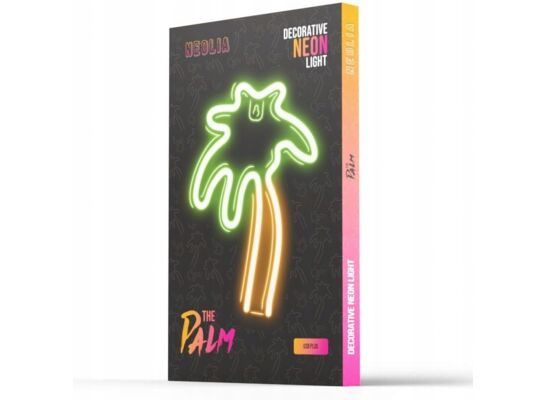 Neon LED palma pomarańczowy-zielona NNE04 neolia