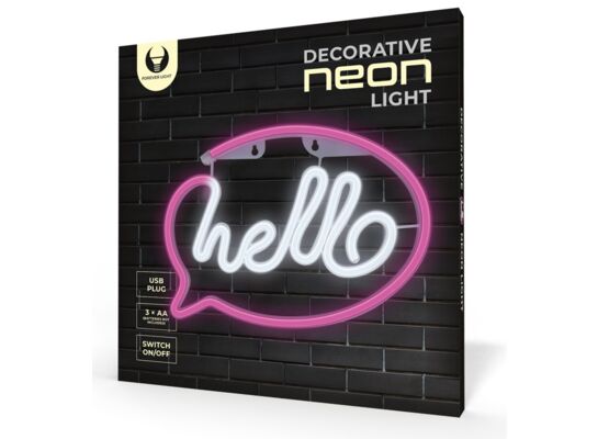 Neon LED hello różowo-biały FLNE15 forever light