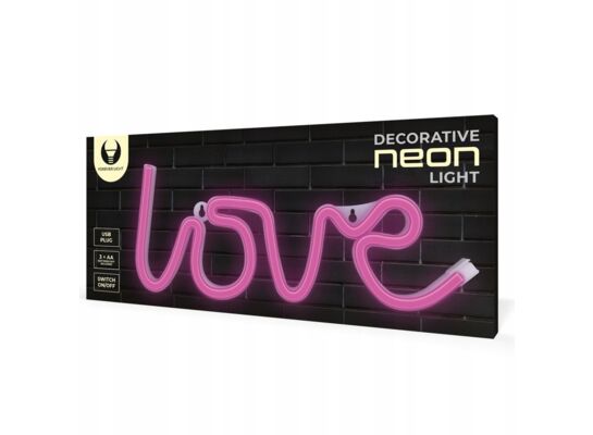 Neon LED love różowy FLNEO5 forever light